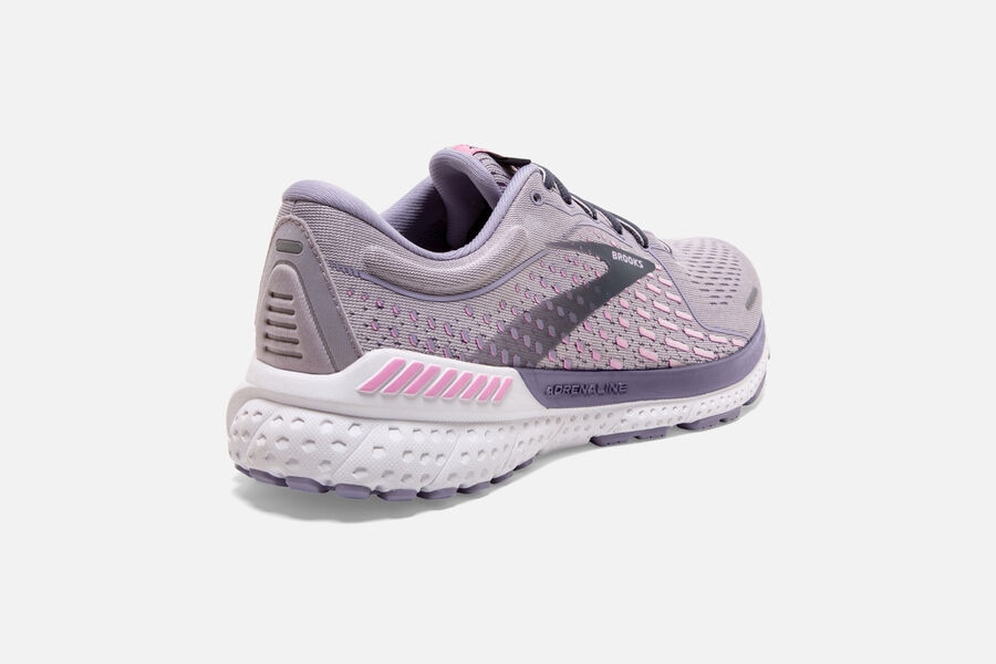 Brooks Israel Adrenaline GTS 21 Road Running Shoes Womens - Pink - OKD-935704